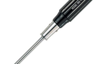 VESSEL Wooden Handle Through Screwdriver +2 x 100 350