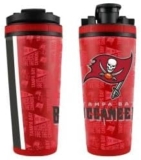 Tampa Bay Buccaneers Red 26oz 4D Stainless Steel Ice Shaker