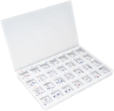 Really Good Stuff Vinyl Magnetic Letters with Alphabet Storage Case – Make Spelling, Phonics, Vocabulary Fun & Interactive – With Lowercase and Uppercase Letters, 28-Compartment Case, Letter Stickers