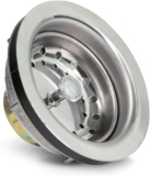 Everflow 7516 Kitchen Sink (3-1/2 Inch) Stainless Steel Drain Assembly With Strainer Basket-and Water Stopper, Single