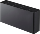 Yamazaki Home Tower Slim Kitchen Stand With Slim Depth – Convenient Storage For Cutting Boards & Utensils – Space-Saving Design, Easy To Clean – Steel