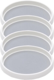 Roninkier Lazy Susan Turntable Organizer – 10 Inch 4 Pack Non-Skid Spice Rack for Cabinet, Pantry, Kitchen, Fridge, Vanity, Countertop, Under Sink Organizing