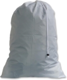 Big Laundry Bags with Drawstrings, Color: Silver, Size: 30×45