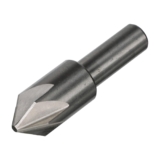 Drill America – DEWCHAT1/2-82 1/2″-82 High Speed Steel 6 Flute Chatterless Countersink, Dew Series