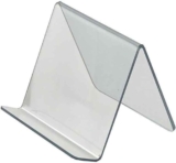Azar Displays 515420 5-Inch Width by 5-Inch Depth by 4.125-Inch Height Acrylic Easel Display, 10- Pack