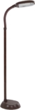 Lavish Home 72-1438 Full Spectrum Natural Sunlight Floor Lamp with Bendable Neck-Reading, Craft, Studying, and Esthetician Light, 62.5″, Brown