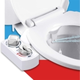 BUTT BUDDY Spa – Bidet Toilet Seat Attachment & Fresh Water Sprayer (Cool & Warm Temperature Control | Easy Setup, Universal Fit, Non-Electric | Dual-Nozzle Cleaning, Adjustable Pressure, Female Wash)
