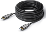 Fiber Optic HDMI Cable 50 Feet, HDMI 2.0, 18Gbps, Supports 4K@ 60Hz, 4:4:4/4:2:2/4:2:0, HDR10, Dolby Vision, HDCP2.2, ARC,3D,Slim and Flexible