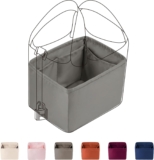 DGAZ Purse Organizer Silky Smooth For Picotin 18/22/26 Bags,Silk,Luxury Handbag Tote in Bag Shapers, Women(Grismeyer,PC18)