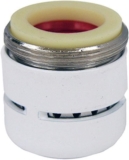 LASCO 09-1975 Dual Thread Faucet Aerator, Standard Male and Female Adapter, White