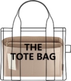 Purse Organizer Insert For Handbags, Purse Organizer With Zipper, Neverfull Organizer, Bag Organizer For Speedy Neverfull ONTHEGO Tote, Handbag and More (Silky Beige, X-Large)