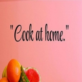 Design with Vinyl US V SOS 828 2 Top Selling Decals Cook At Home. Wall Art Size: 8 Inches X 30 Inches Color: Black, 8″ x 30″