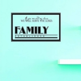 Design with Vinyl US V JER 4086 1 Top Selling Decals As For Me And My House, We Will Serve The Lord. Family Established. Wall Art Size: 10 Inches X 20 Inches Color: Black, 10″ x 20″