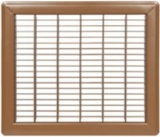 Imperial RG1115 Heavy Gauge Floor Return Air Grille, 6 x 14-Inch, Brown, 16 Ounce