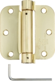 Deltana DSH35R53/4 Single Action Steel 3 1/2-Inch x 3 1/2-Inch x 5/8-Inch Spring Hinge