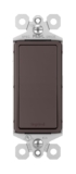 Legrand radiant TM870DBCC10 15 Amp Rocker Wall Switch, Single Pole Decorator Light Switches, Dark Bronze (1 Count)