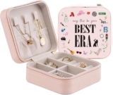 Small Jewelry Box, Jewelry Case for T-S Fans Albums Inspired Travel Jewelry, Music Lover Gifts Travel Jewelry Box for Ring, Earrings, Bracelet, Earring, Organizer Storage Boxes (Style-11)
