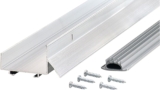 M-D Building Products 69539 36 in. Silver Aluminum U-Shape Commercial Screw-on Under Door Seal
