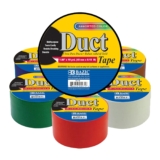 BAZIC Colored Duct Tape 1.88″ X 10 Yards, Assorted Color Duct Tapes for Sealing Packing Projects Repairs Crafts Home Improvement, 6-Pack