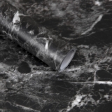 Black Marble Paper 24″ x 118″ Granite Wallpaper Peel and Stick Countertop Paper Self Adhesive Thickening for Kitchen Bathroom and Furniture